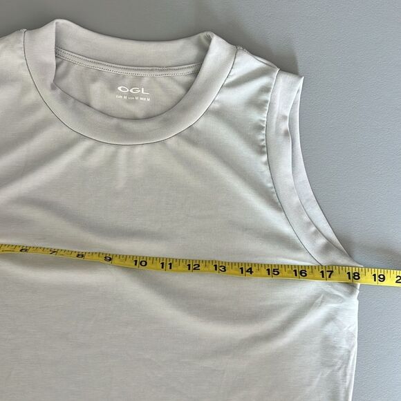NWT OGL Sandwashed Crew Neck Top - Tortilla Size M - Picture 8 of 13